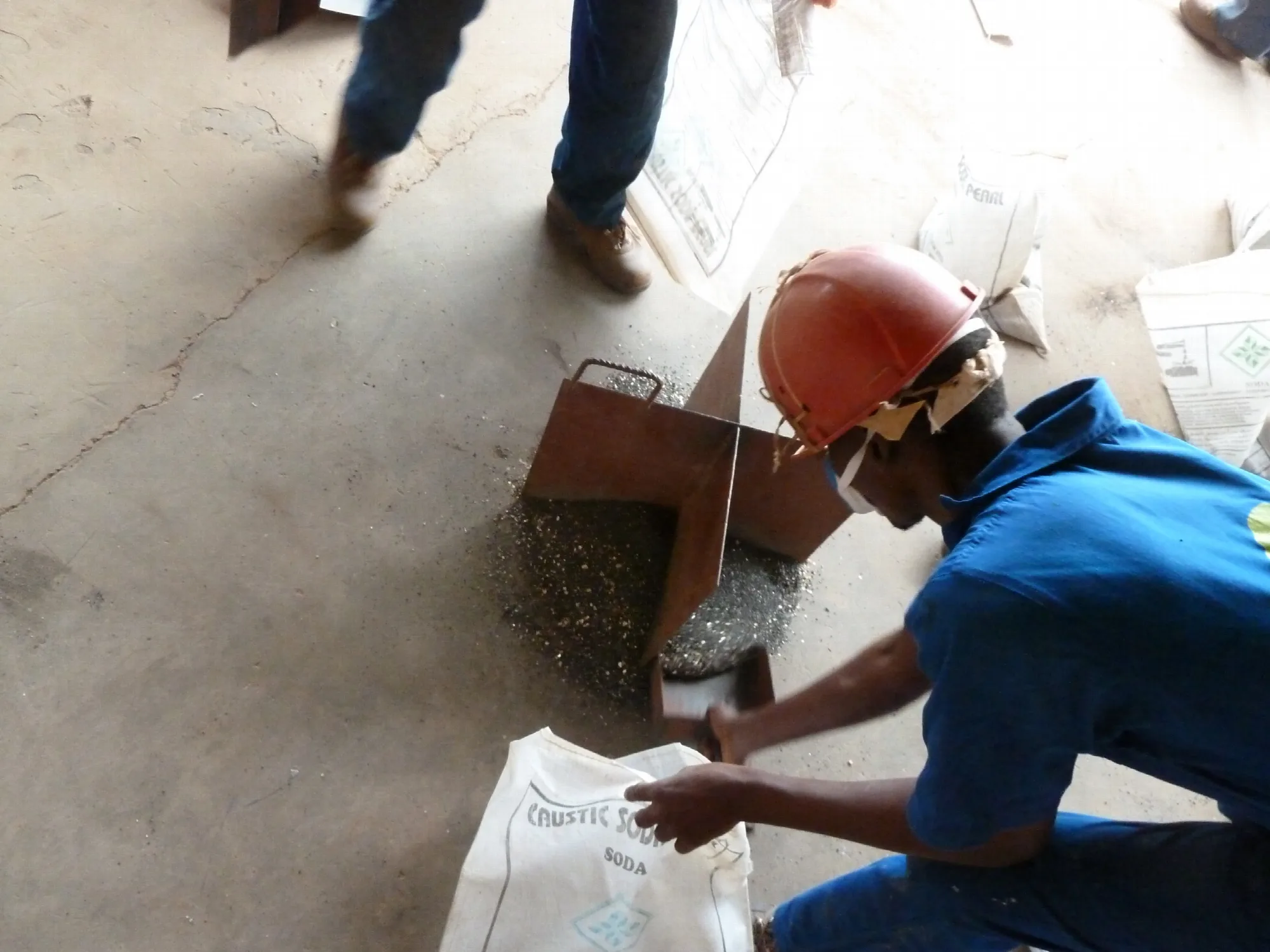 Caract&eacute;risation avant pr&eacute;l&egrave;vement. Rwanda, minerai de cassit&eacute;rite