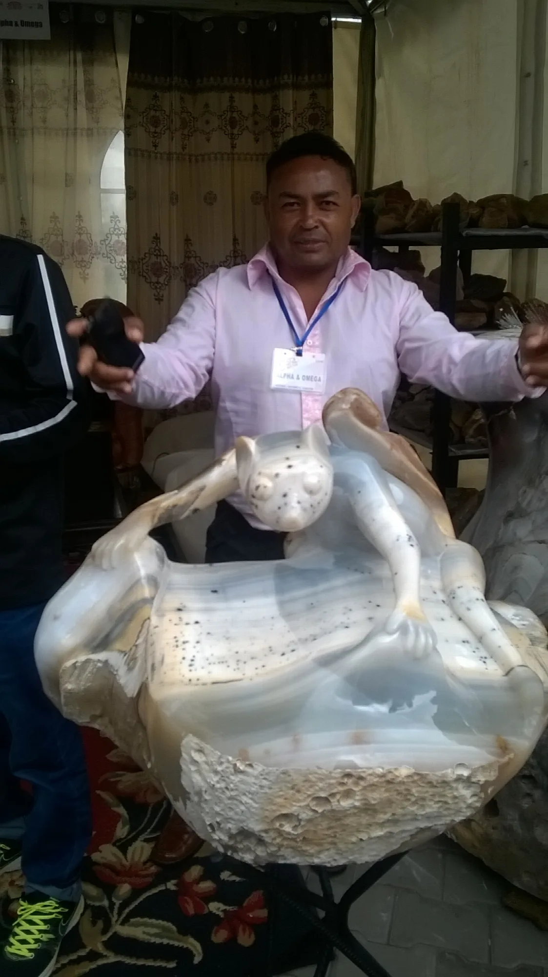 Taille de roche. Madagascar